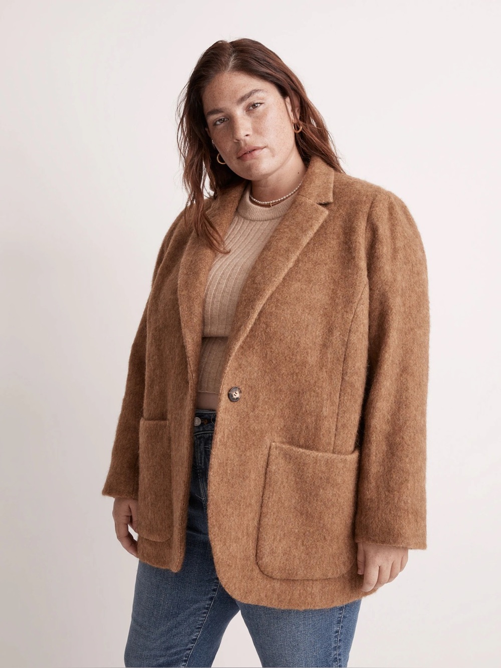 Madewell Boucle Larsen Wool Blazer